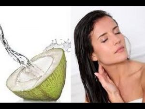 coconut water for hair
