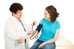 blood pressure in woman